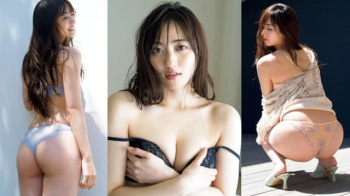 【奥山かずさ13】B83W59のスレンダーボデイがエロい日本一美しいカラダの雑誌水着グラビア画像9の画像