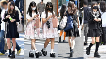 【eros1270街撮り私服JK】JKと思わしき娘の制服姿とは一味違うエロスを堪能する何処かで見たことがあるかもしれない私服盗撮画像①の画像