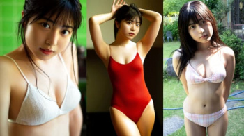 【吉田莉桜8】清楚感あるエロスと可愛さに見惚れるあどけなさの残る美少女のエロい水着グラビア画像③の画像