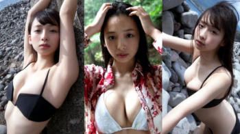 【華村あすか5】B86のスレンダーボディから醸し出す艶っぽいエロスに目を奪われるグラビア水着画像5の画像