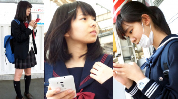 【eros1384街撮りJK】制服姿とピチピチの白い肌がエロスを醸し出す何処かで見たことがあるかもしれないJK盗撮画像52の画像