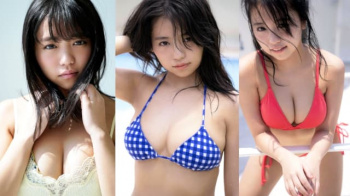 【大原優乃32】22歳になって表情がエロくなってきたFカップロリ巨乳の雑誌水着グラビア画像6の画像
