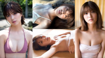 【工藤美桜5】きらめく笑顔とスレンダーながら魅力的な大きなお尻を妖艶な水着姿で披露する元ジュニアアイドルのグラビア画像⑤の画像
