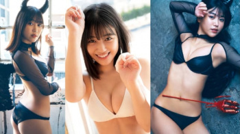 【和泉芳怜2】「ミスマガジン2021」でグランプリを獲得したB88Eカップのエロティックボディをたっぷりと水着で堪能するグラビア画像②の画像