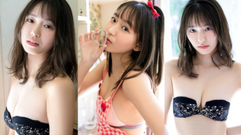 【志田音々13】大学を卒業した24歳の透明感あるEカップビキニ姿をエロい目で鑑賞する画像12の画像