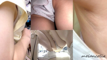 【eros1690姪っ娘盗撮】パンチラやブラチラを叔父に撮られるツルンツルンのワキとプリンプリンの太ももがエロい姪っ子私服JK⑤の画像