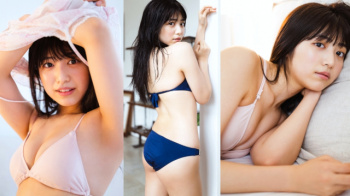 【吉田莉桜14】清楚感あるエロスと可愛さに見惚れるあどけなさの残る美少女のエロい水着グラビア画像⑨の画像
