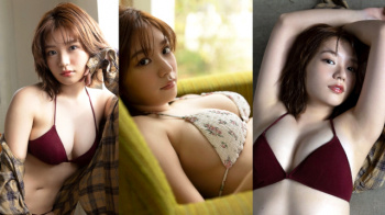 【長月翠6】キュートな童顔にグラマラスなボディのギャップがエロい22歳のEカップおっぱいを堪能するグラビア画像③の画像