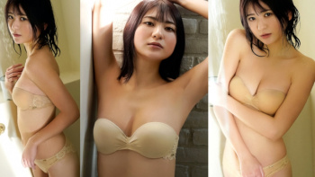 【山田南実25】あどけなさの中に妖艶さが垣間見える23歳のみずみずしい白い肌を堪能するグラビア画像⑮の画像