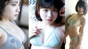 【根本凪10】24歳になった童顔ロリフェイスを90cmGカップのたわわなおっぱいとともに堪能するグラビア画像⑩の画像