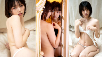 【葉月つばさ27】肉感的なエロスを醸し出す色白ボディと透明感あるベビーフェイスのギャップがエロいグラビア画像⑬の画像