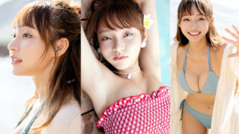 【リン・シャン1】台湾No.１チアのEカップおっぱいと可愛すぎる笑顔を堪能するグラビア画像の画像