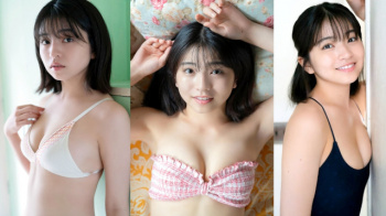 【佐々木ほのか6】色白なふっくら美バストを披露する18歳の瑞々しいカラダを水着で堪能するグラビア画像⑥の画像