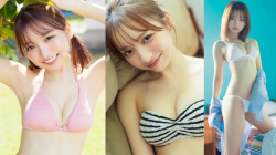 【一ノ瀬瑠菜1】ブレイク中な圧倒的美少女のカワイイ顔面とみずみずしいカラダを水着で堪能するグラビア画像の画像