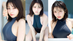 【十味19】顔だけでも十分イケる149cmの美ボディ・美バストがエロ可愛い水着グラビア画像⑭の画像