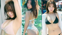 【大原優乃36】26歳になって表情がエロくなってきたFカップロリ巨乳の雑誌水着グラビア画像10の画像