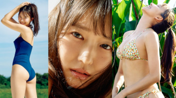 【志田音々40】可愛すぎるビキニ姿で魅惑的なボディを披露する笑顔のカワイイ27歳のグラビア画像㉗の画像