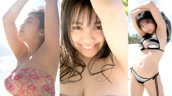 【大原優乃37】艶っぽさとあどけなさが同居するFカップロリ顔巨乳の水着グラビア写真集画像の画像