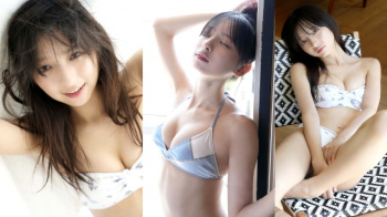 【一ノ瀬瑠奈8】ブレイク中な圧倒的美少女のカワイイ顔面とみずみずしいカラダを水着で堪能するグラビア画像⑧の画像