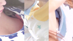 【eros2970乳首チラ】ノーブラ娘たちの美味しそうな乳首を堪能する乳首チラオムニバス動画の画像