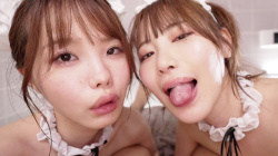 【松本いちか・小野六花】風俗ごっこで何度も中出しさせられ精子をぶっこ抜くデリヘル通いに嫉妬したエロカワな幼馴染の2人の画像