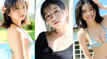 【佐々木ほのか13】色白なふっくら美バストを披露する20歳の瑞々しいカラダを水着で堪能するグラビア画像⑬の画像