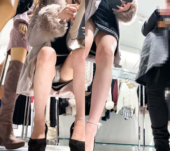 店中を見渡せばパンチラ見つかる★エロ画像４９枚の画像