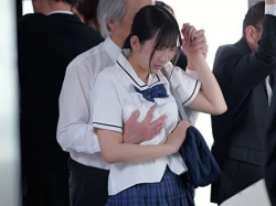 【役野満里奈】鬼畜痴漢師どもに媚薬漬けにされ電車内で犯され続ける巨乳女子高生の画像
