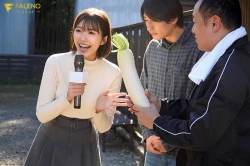 【つばさ舞】ロケで訪れた民泊先で欲情した男たちに輪姦される美人巨乳女子アナの画像