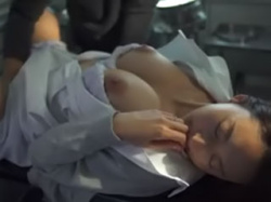 【松下紗栄子】「お願い！中には出さないで…」パイパン巨乳の人妻看護師が入院患者に睡眠薬を飲まされ中出しレイプの画像