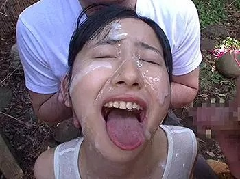 お外で大量連続顔射されちゃう一之瀬すずちゃんwの画像