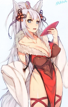 発情期中かもしれない狐娘たちの画像