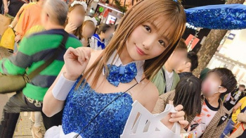 永瀬ゆい 渋谷のハロウィンでナンパされた美少女がヤリ部屋でハメられちゃう動画の画像