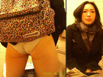 【素人トイレ盗撮動画】足をバタバタさせながら限界膀胱の女性…洋式トイレに座ってオシッコを絞り出すwwの画像