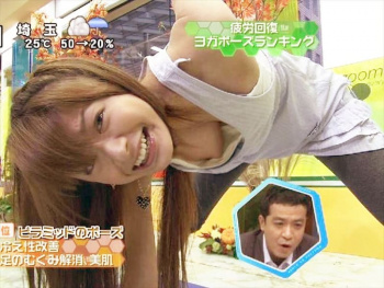 人気芸能人がテレビで見せた胸チラ画像大集合!!の画像