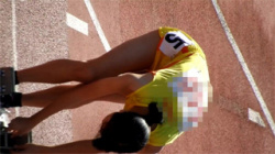 【陸上女子盗撮動画】その鍛えられた下半身で僕の顔を挟んで欲しい！引き締まった太ももはもはや芸術！の画像
