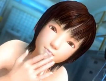 エッチな女子高生にちんぽをフェラ抜きされる3Dエロアニメ!の画像