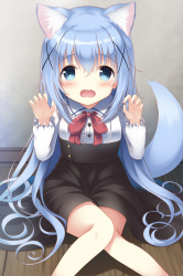【非・微エロ】水曜日の青髪美少女画像まとめ その65の画像