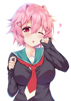 【非・微エロ】火曜日の赤髪・ピンク髪美少女画像まとめ　その７６の画像