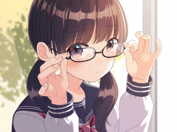 【非・微エロ】メガネを外さなくてもしっかり可愛い女の子画像まとめ　その１０の画像