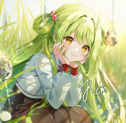 【非・微エロ】木曜日の緑髪美少女画像まとめ その134の画像