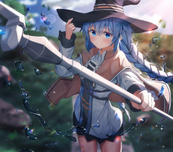 【非・微エロ】水曜日の青髪美少女画像まとめ その138の画像