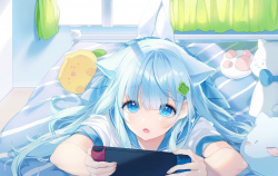 【非・微エロ】水曜日の青髪美少女画像まとめ　その１５６の画像