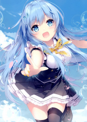 【非・微エロ】水曜日の青髪美少女画像まとめ　その１６０の画像