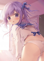 【非・微エロ】日曜日の紫髪美少女画像まとめ　その１８６の画像