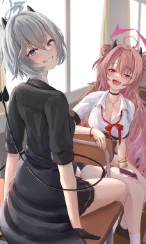 【キャラ】ゲヘナ学園の帰宅部(夜桜キララ/旗見エリカ) 画像まとめ【ブルーアーカイブ】の画像