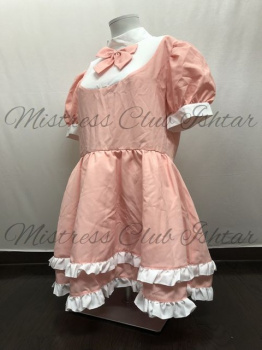 女装衣装:メイド服4-ピンクの画像
