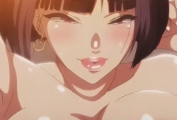前髪パッツンなムチムチ爆乳おっぱい娘と濃厚SEXエロアニメの画像