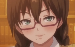 そばかす眼鏡な陰キャJKが実はえちえちヤリマンなエロアニメの画像
