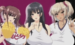 ムチムチ爆乳おっぱいJK3人組と乱交セックスしちゃうエロアニメの画像